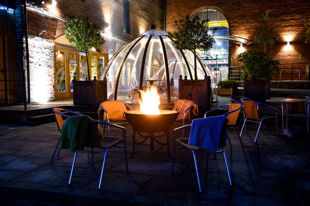 Weston Park Stately Home Dine in a Dome