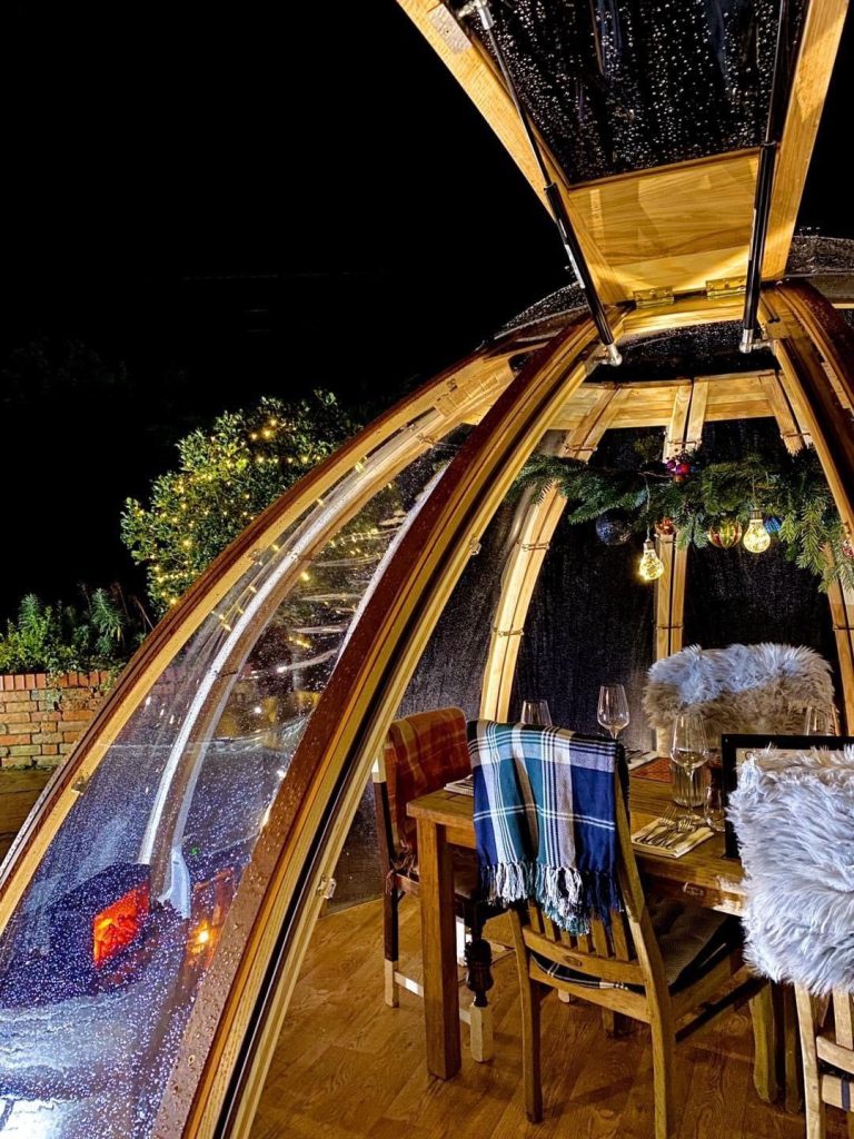 The Pheasant Highclere Festive Dining Domes