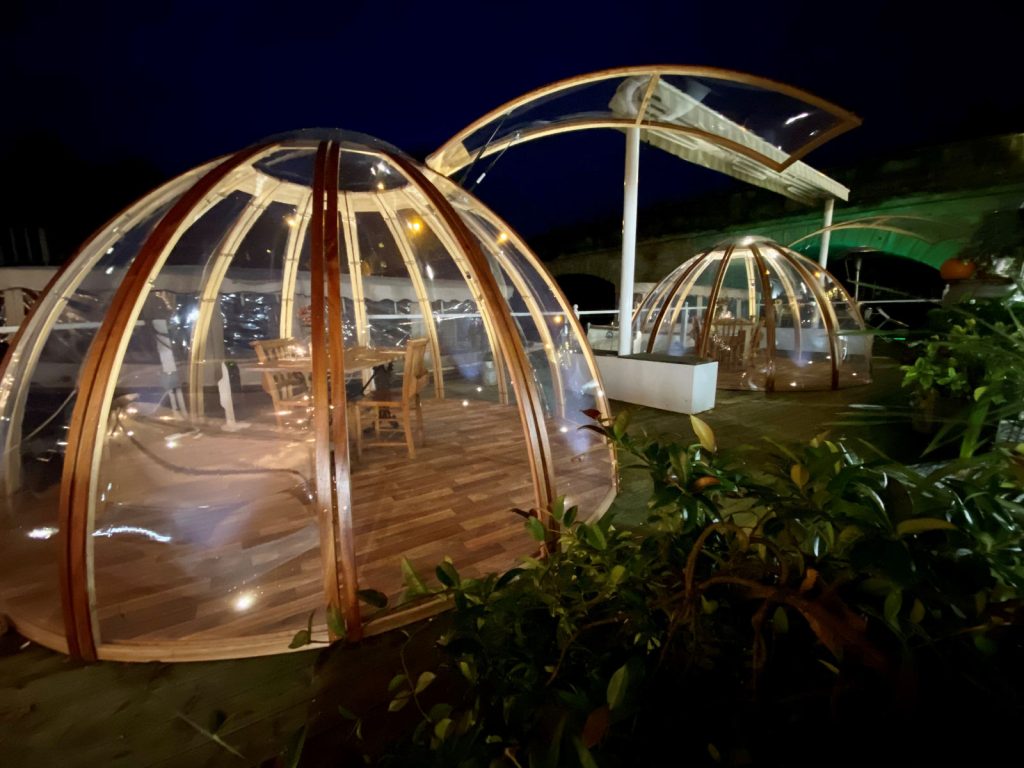 The Folly Floating Dining Domes