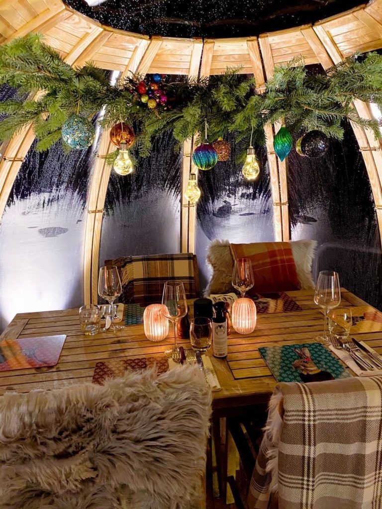 The Pheasant Highclere Festive Dining Domes