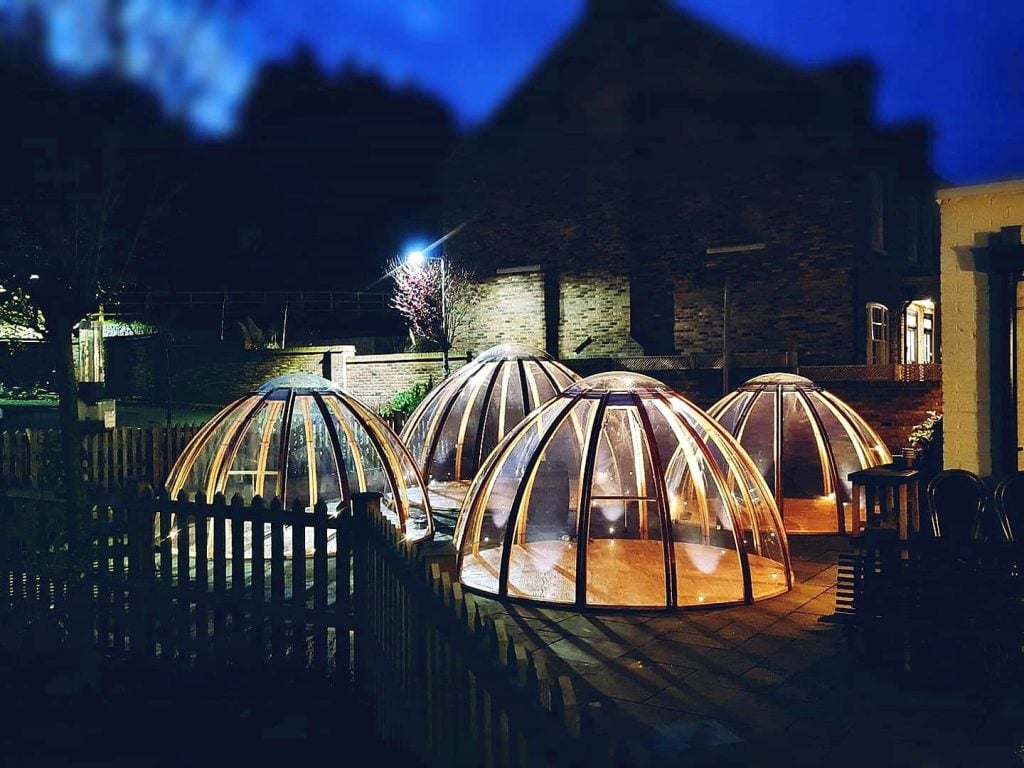 The White Horse Winter Dining Domes