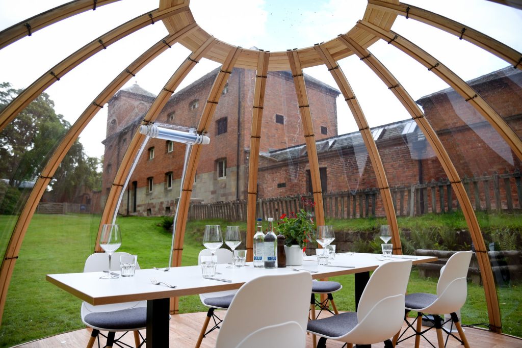 Weston Park Stately Home Dine in a Dome