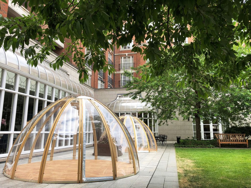 Intercontinental Dublin Garden Pods