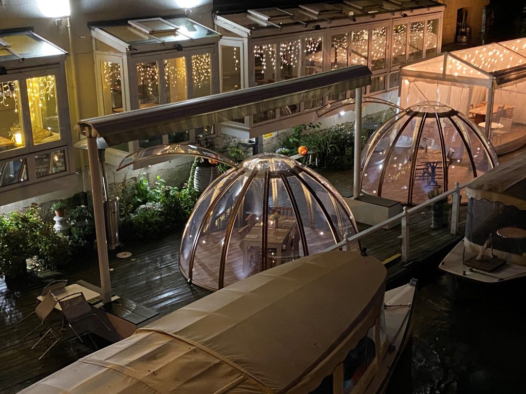 The Folly Floating Dining Domes