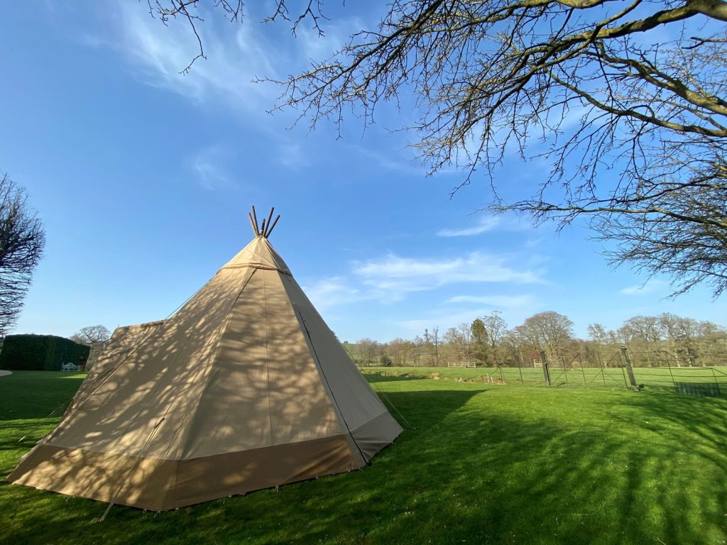 Fawsley Hall Tipi Dining