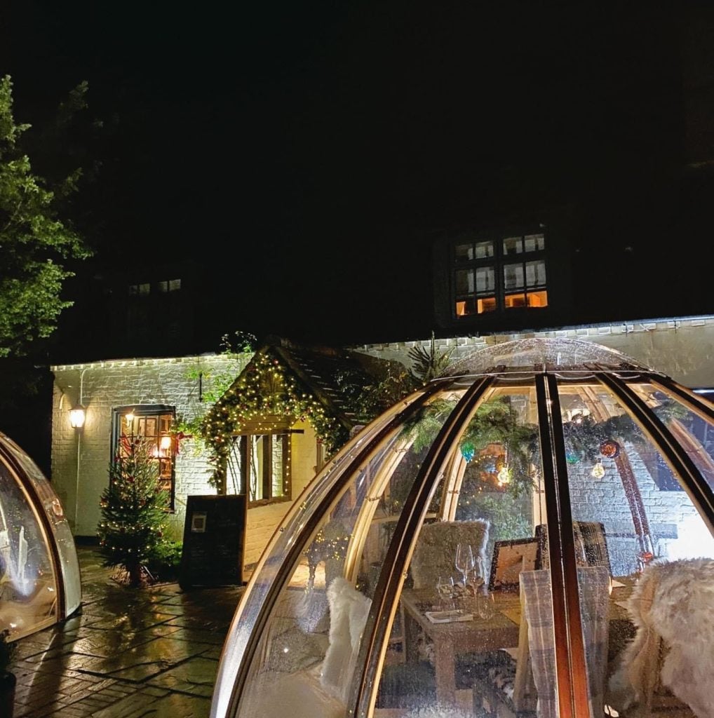The Pheasant Highclere Festive Dining Domes